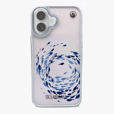 iPhone 17 Hülle - Schwarm blau - "Swarmin" - nachhaltig