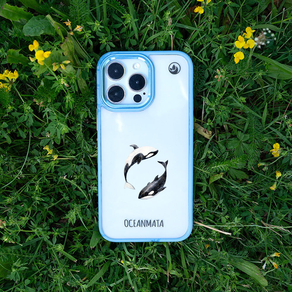 iPhone 16 pro max Hülle - Orca blau - "OrcaFlow" - nachhaltig