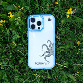iPhone 11 pro Hülle - Oktopus blau - "TentacleTheory" - nachhaltig