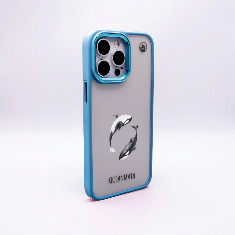 iPhone 17 Hülle - Orca blau - "OrcaFlow" - nachhaltig