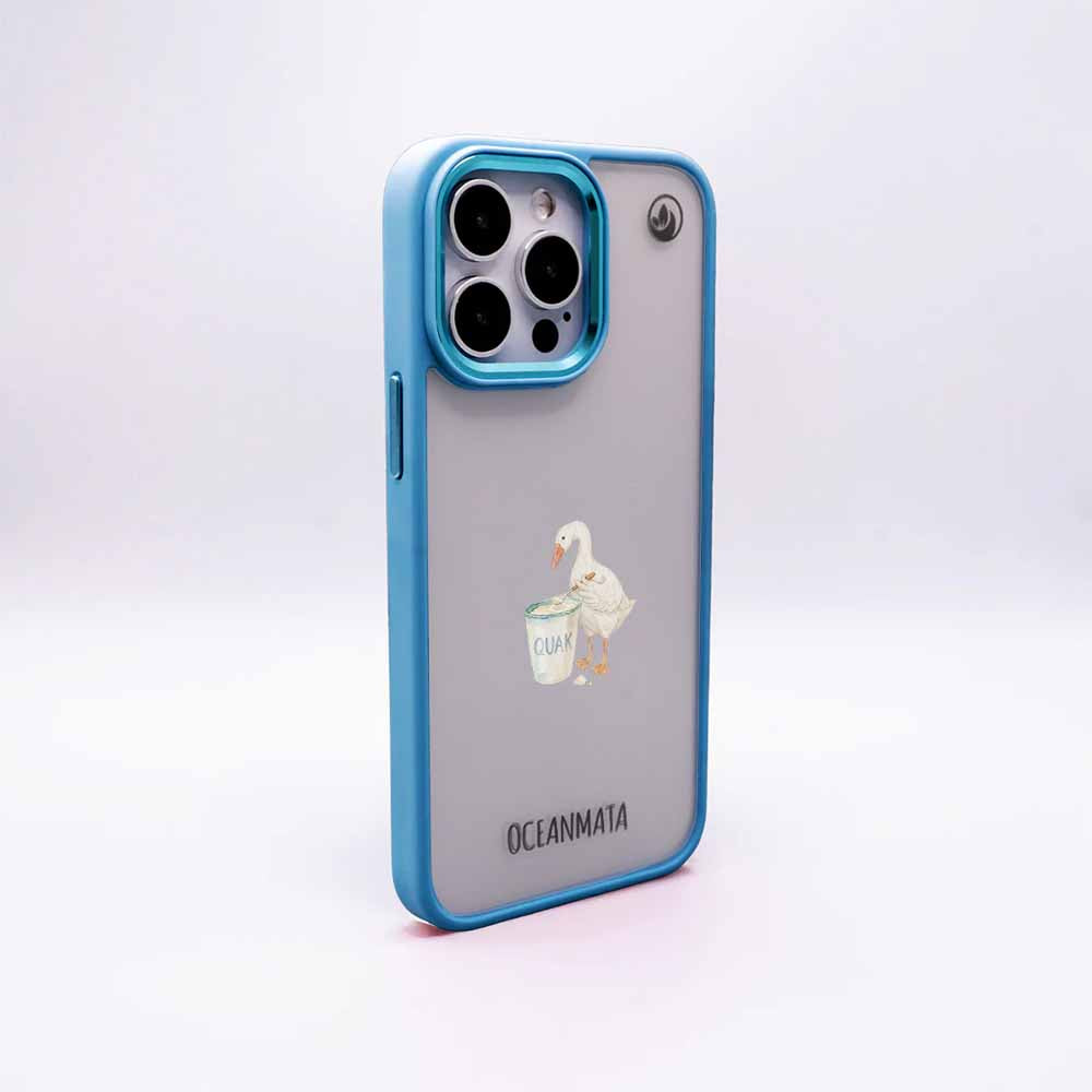 Samsung S25 Ultra Hülle - Quark Ente blau - "TheQuak" - nachhaltig