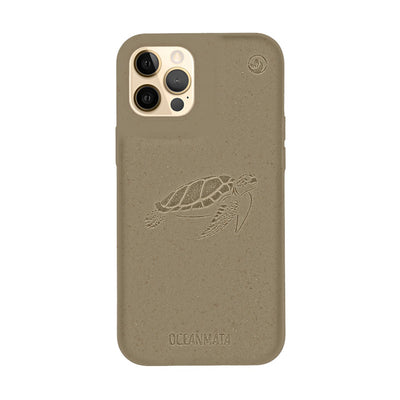 iPhone 12 pro / iPhone 12 case - green - "TURTLE" - sustainable