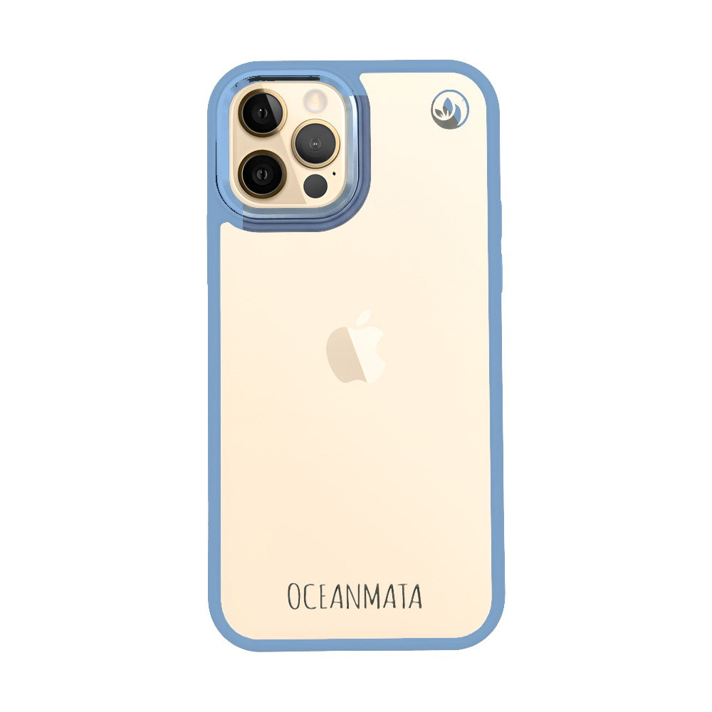 iPhone 12 pro / iPhone 12 case - transparent ocean blue - sustainable 