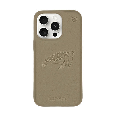 iPhone 15 pro case - green - "TURTLE" - sustainable