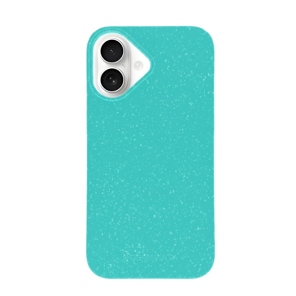 iPhone 16 case - turquoise - sustainable