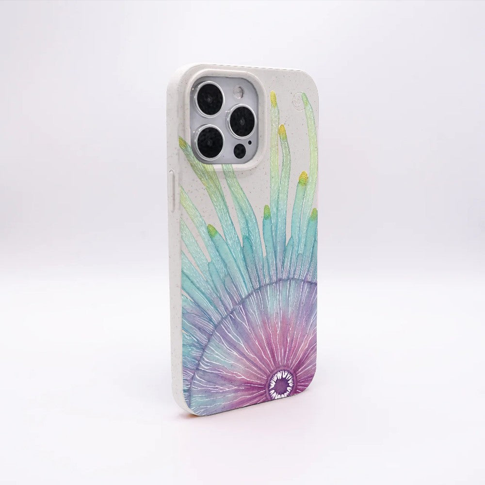 iPhone 14 pro max Hülle - weiß - "jellybutton" - nachhaltig