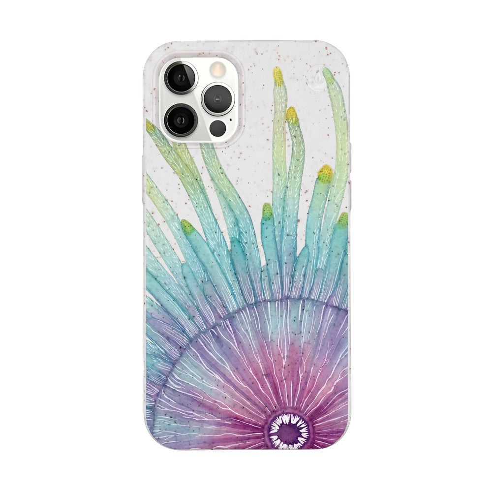 iPhone 12 pro / iPhone 12 Hülle - weiß - "jellybutton" - nachhaltig