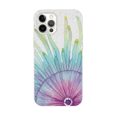 iPhone 12 pro / iPhone 12 Hülle - weiß - "jellybutton" - nachhaltig