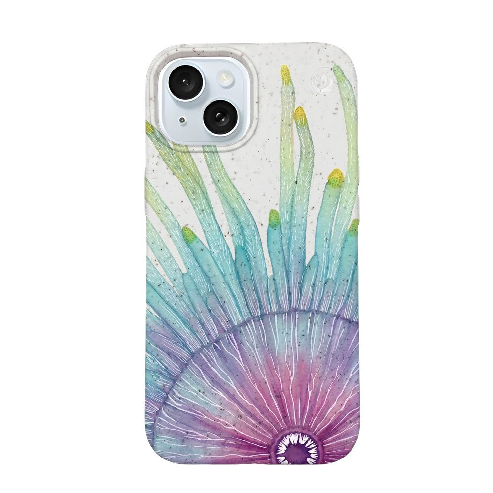 iPhone 15 Case - white - "jellybutton" - sustainable