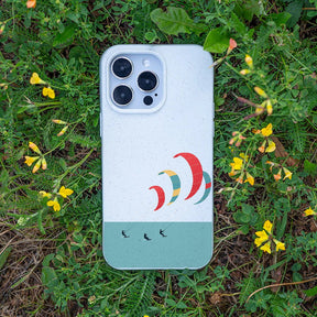 Biologisch abbaubare Handyhülle Samsung S25 Kitesurf — kompostierbar — Bonus
