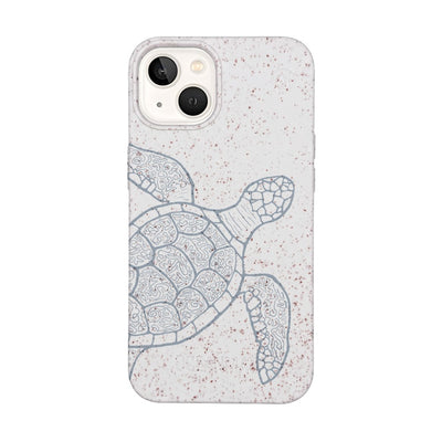iPhone 13 Hülle - Schildkröte bunt - "Kura-Kura" - nachhaltig