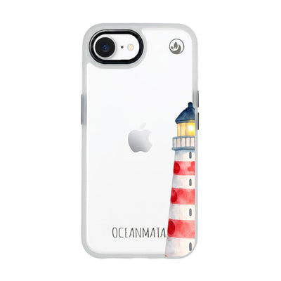 iPhone 16e/17e Case - Lighthouse blue - "Lighthouse" - sustainable