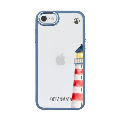 iPhone SE/7/8 Case - Lighthouse blue - "Lighthouse" - sustainable