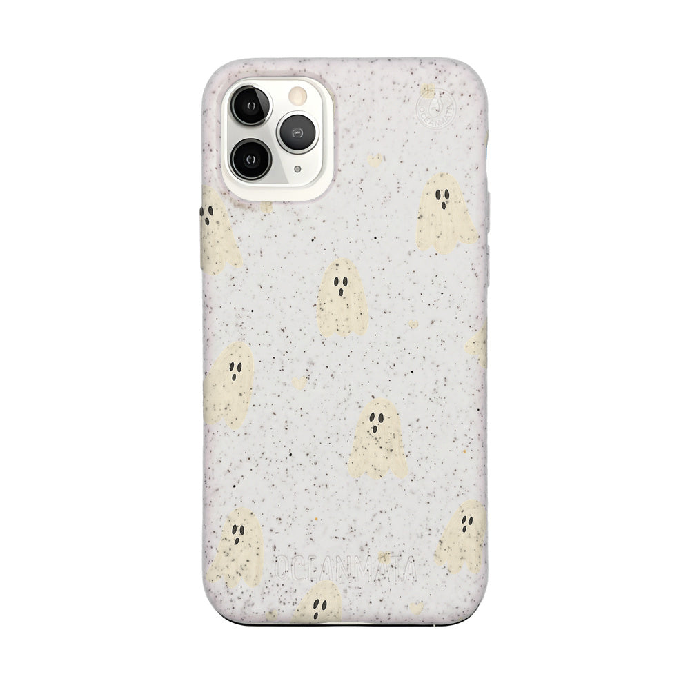 iPhone 11 Pro Case - Ghost White - "LittleGhost" - Sustainable