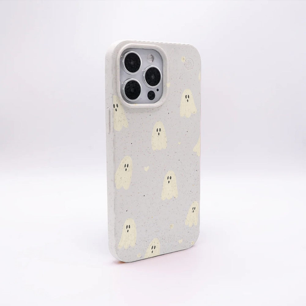 iPhone 13 Case - Ghost White - "LittleGhost" - sustainable