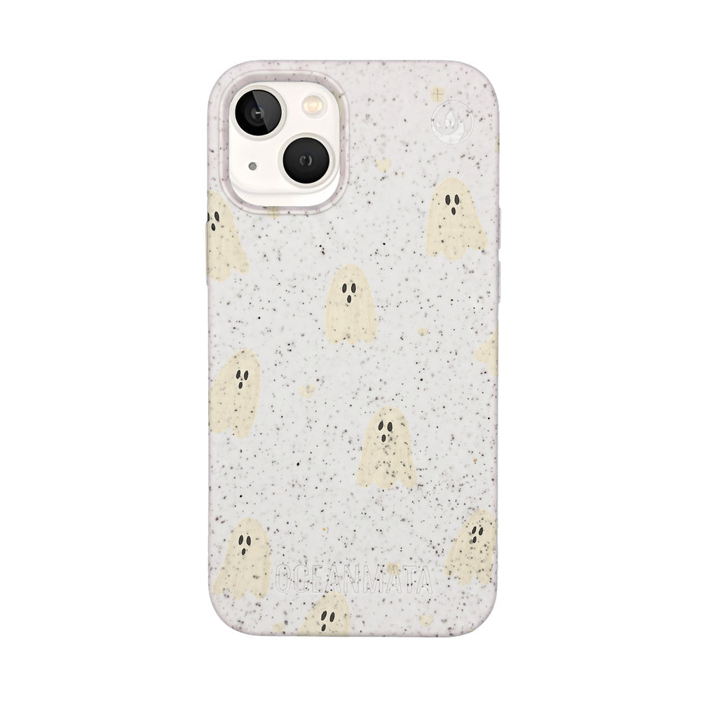 iPhone 13 mini Case - Ghost white - "LittleGhost" - sustainable