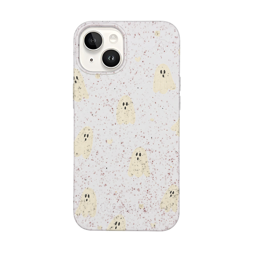iPhone 14 Case - Spirit White - "LittleGhost" - sustainable