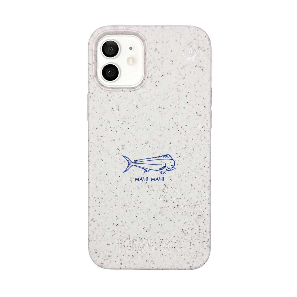 iPhone 12 mini Case - Fish white - "MahiMahi" - sustainable