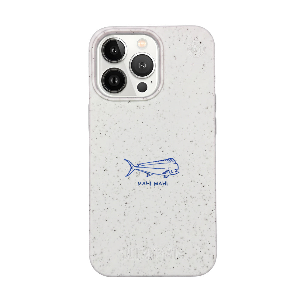 iPhone 13 Pro Case - Fish white - "MahiMahi" - sustainable