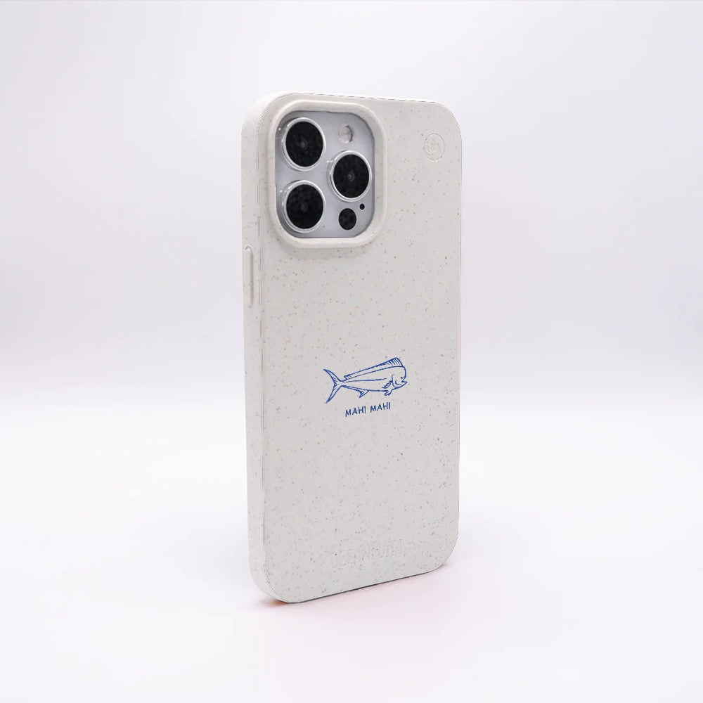 iPhone 16 Pro Case - Fish White - "MahiMahi" - sustainable