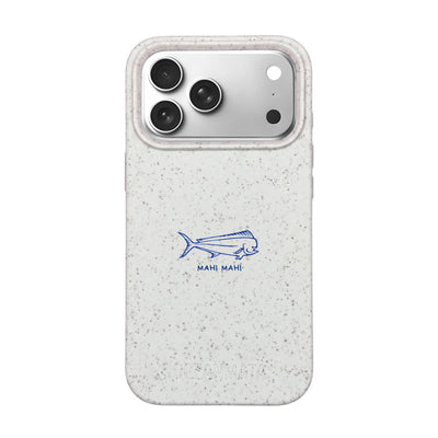 iPhone 18 Pro Max / 17 Pro Max Hülle - Fisch weiß - "MahiMahi" - nachhaltig