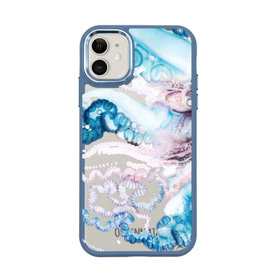 iPhone 11 Case - Jellyfish blue - "Men o' War" - sustainable