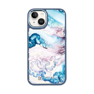 iPhone 14 Case - Jellyfish blue - "Men o' War" - sustainable