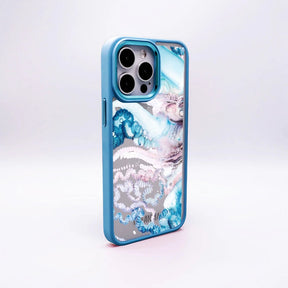 Nachhaltige Handyhülle iPhone 15 pro Menowar aus Ocean Plastic — Rückseite