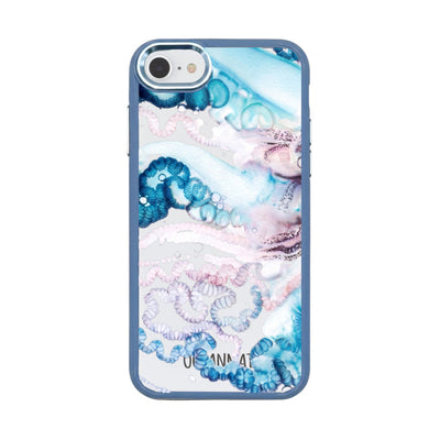 iPhone SE/7/8 Case - Jellyfish blue - "Men o' War" - sustainable