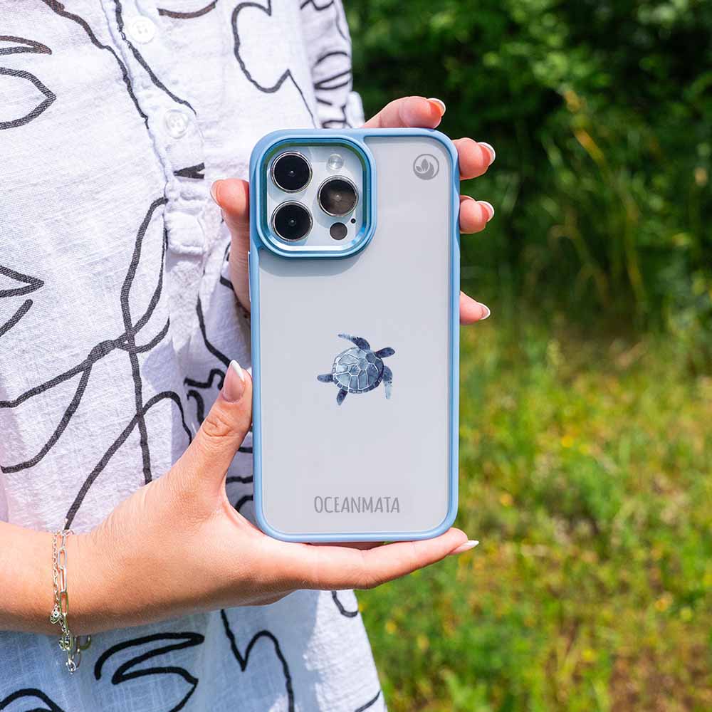 Samsung S24 Ultra Hülle - Turtle blau - "Shellie" - nachhaltig