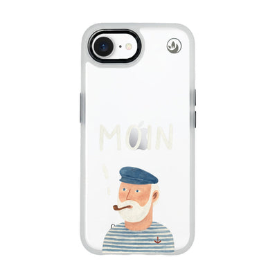 iPhone 16e/17e Hülle - Moin blau - "Ostfriese" - nachhaltig