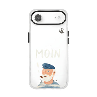 iPhone 17 Air Hülle - Moin blau - "Ostfriese" - nachhaltig