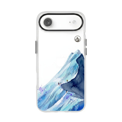 iPhone 17 Air Hülle - Wanderung blau - "mountainblue" - nachhaltig