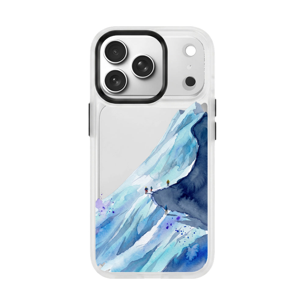 Nachhaltige Handyhülle iPhone 17 pro Mountainblue — Vorderseite