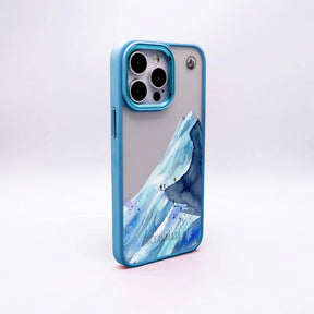 Nachhaltige Handyhülle Samsung S25 Mountainblue — Rückseite