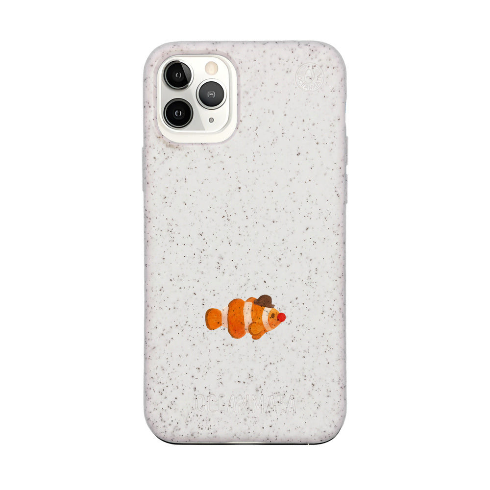 iPhone 11 pro Case - Clownfish white - "Mr. Clown-Fish" - sustainable