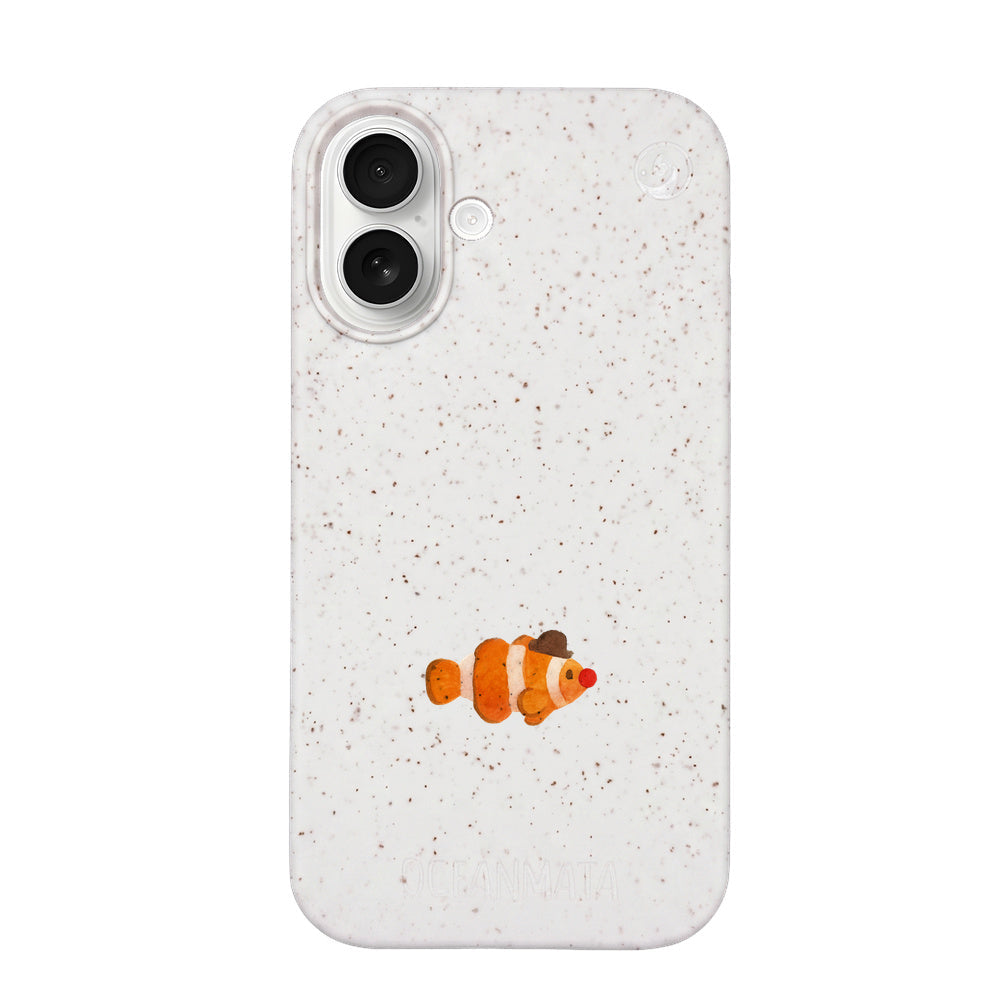 iPhone 17 Case - Clownfish white - "Mr.Clown-Fish" - sustainable
