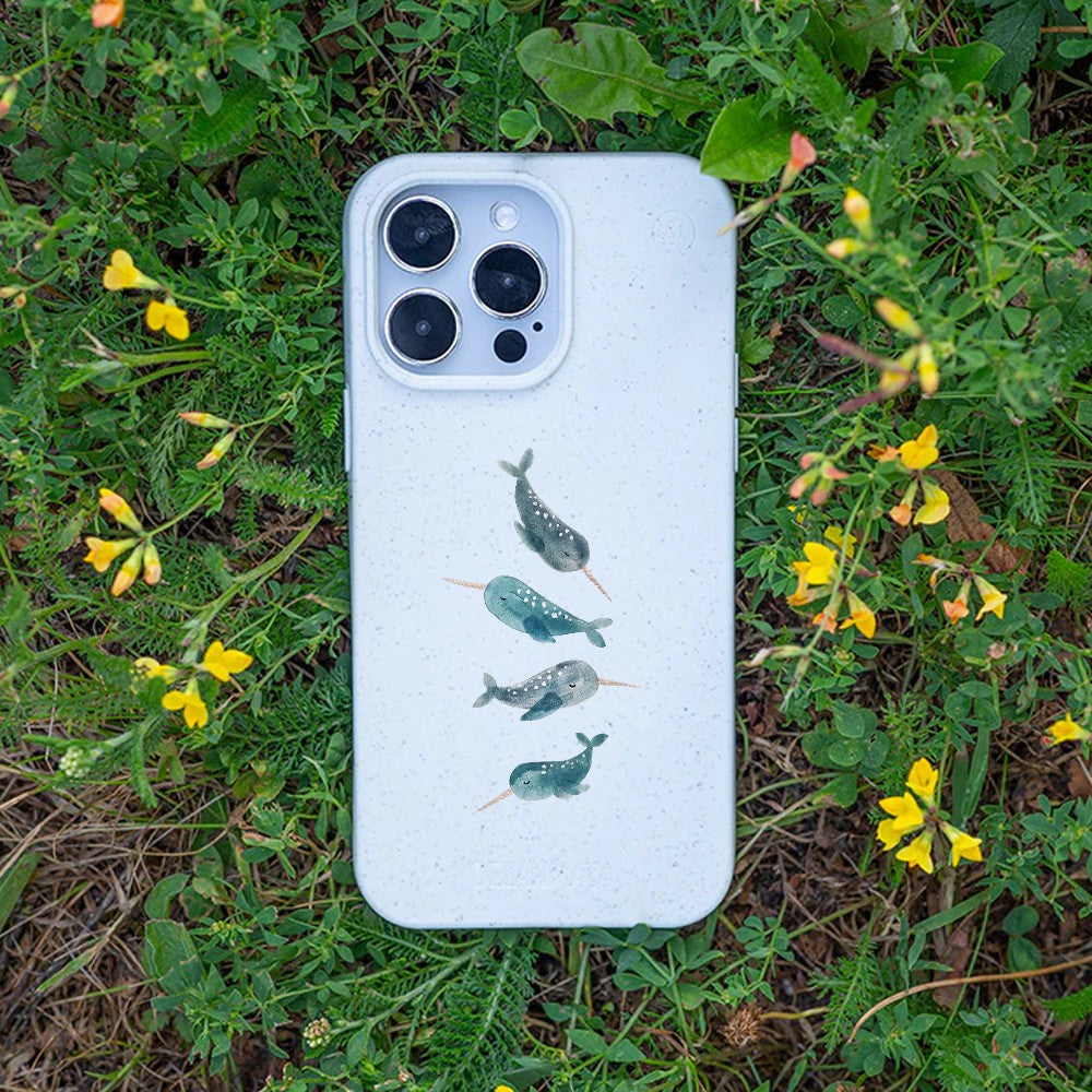 Biologisch abbaubare Handyhülle Samsung A56 Narwhal — kompostierbar — Bonus