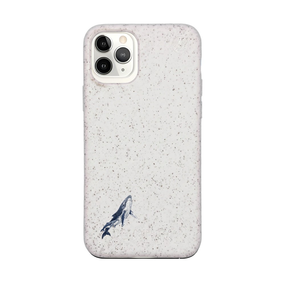 iPhone 11 pro Case - Humpback Whale white - "OceanLullaby" - sustainable