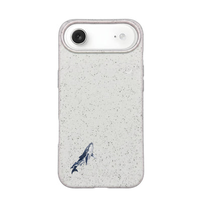 iPhone 17 Air Hülle - Buckelwal weiß - "OceanLullaby" - nachhaltig
