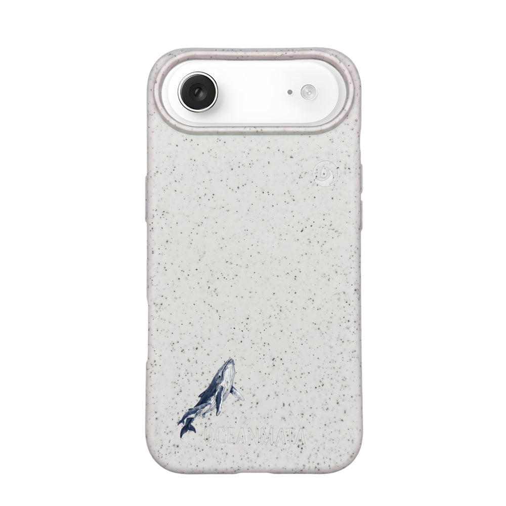 iPhone 17 Air Case - Humpback Whale White - "OceanLullaby" - sustainable