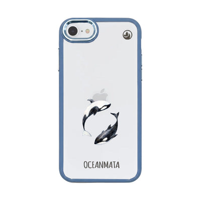 iPhone SE/7/8 Case - Orca Blue - "OrcaFlow" - sustainable