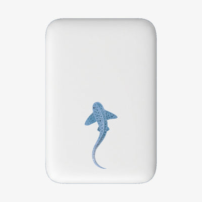 Powerbank MagSafe - "BlueLeopard" - nachhaltig