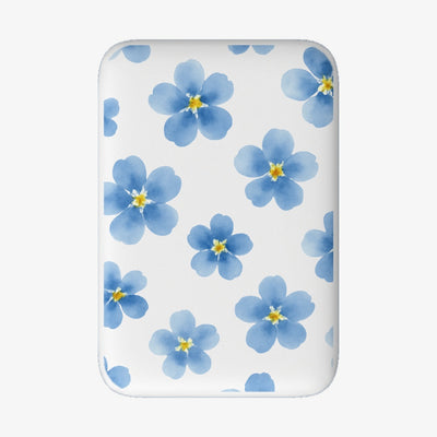 Powerbank MagSafe - "forget-me-not" - nachhaltig