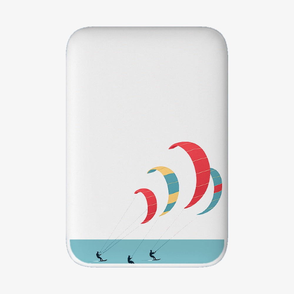 Powerbank MagSafe - "Kitesurf" - nachhaltig