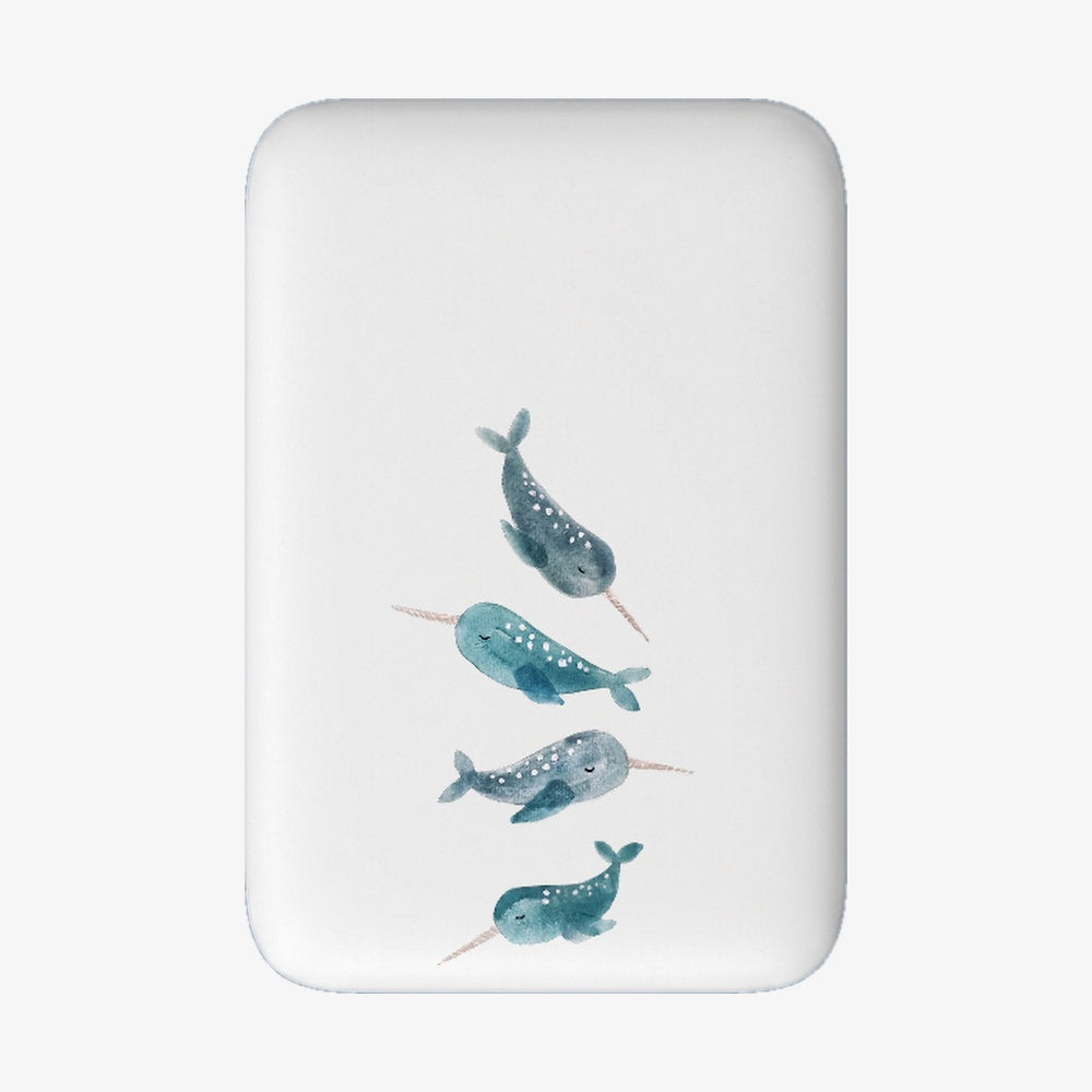 Powerbank MagSafe - "Narwhale" - nachhaltig
