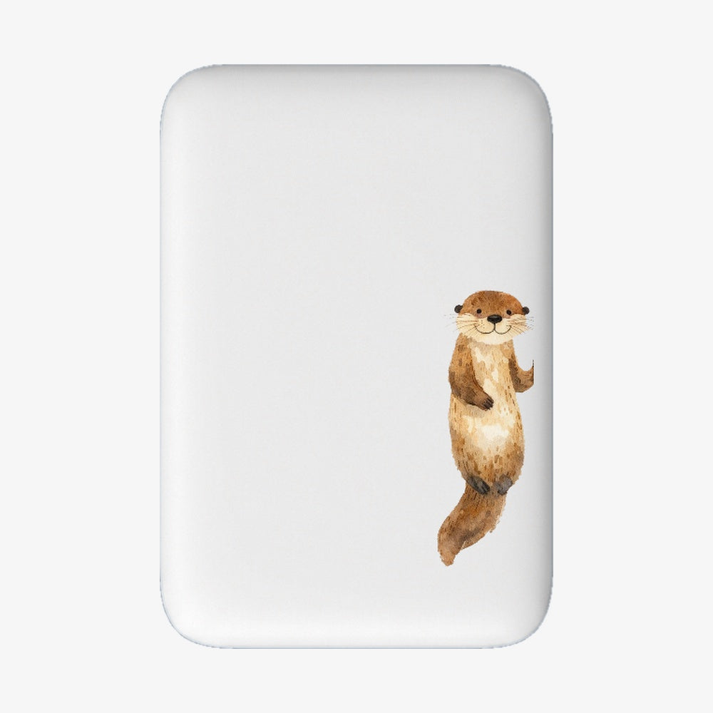 Powerbank MagSafe - "otterlove_left" - nachhaltig