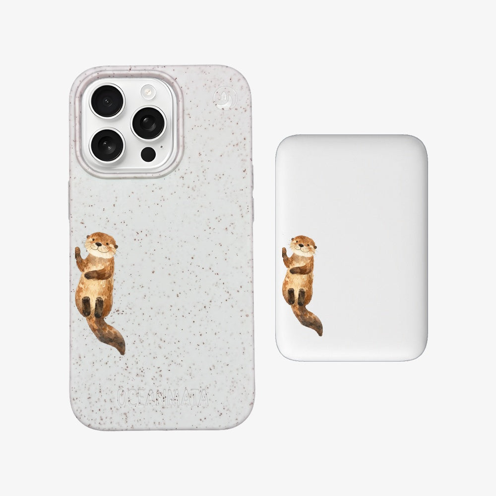 Powerbank MagSafe - "otterlove_right" - nachhaltig