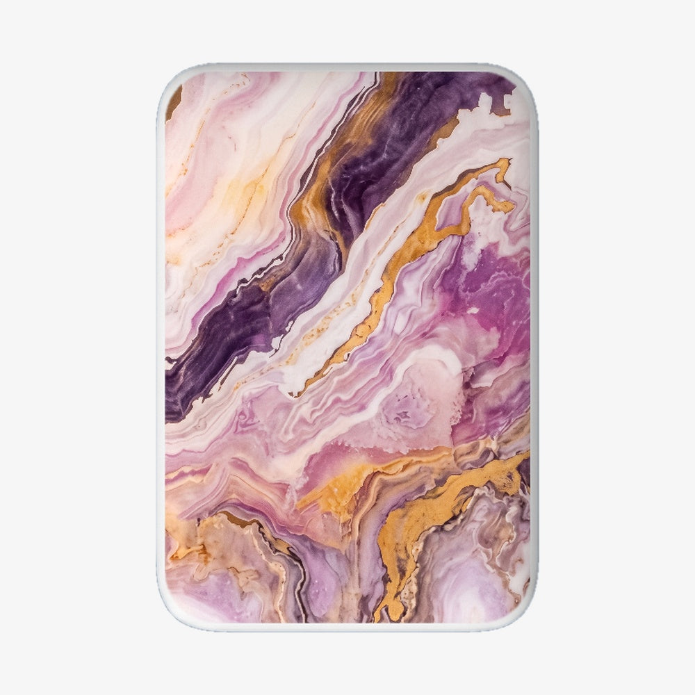 Powerbank MagSafe - "PinkMarble" - nachhaltig