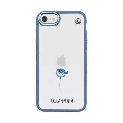 iPhone SE/7/8 Case - pufferfish blue - "Pufferfish" - sustainable